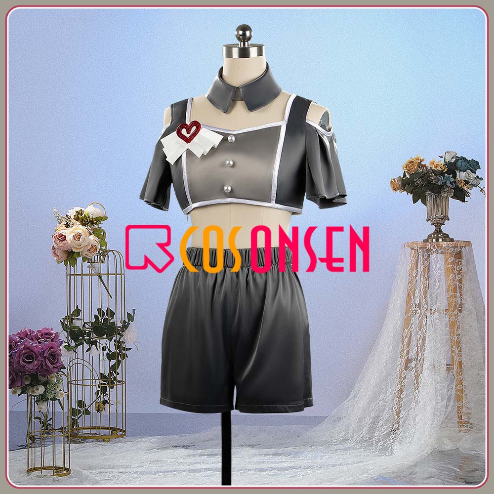 Umamusume Pretty Derby 4th Anniversary Live Cosplay Costume Meni Shuki Rush-sshu Outfit Grey Version Cosonsen Custom Made