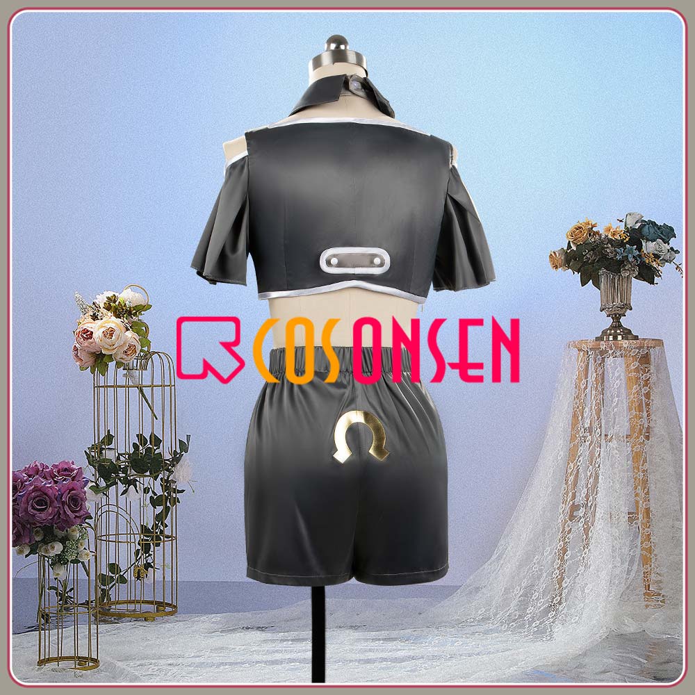Umamusume Pretty Derby 4th Anniversary Live Cosplay Costume Meni Shuki Rush-sshu Outfit Grey Version Cosonsen Custom Made
