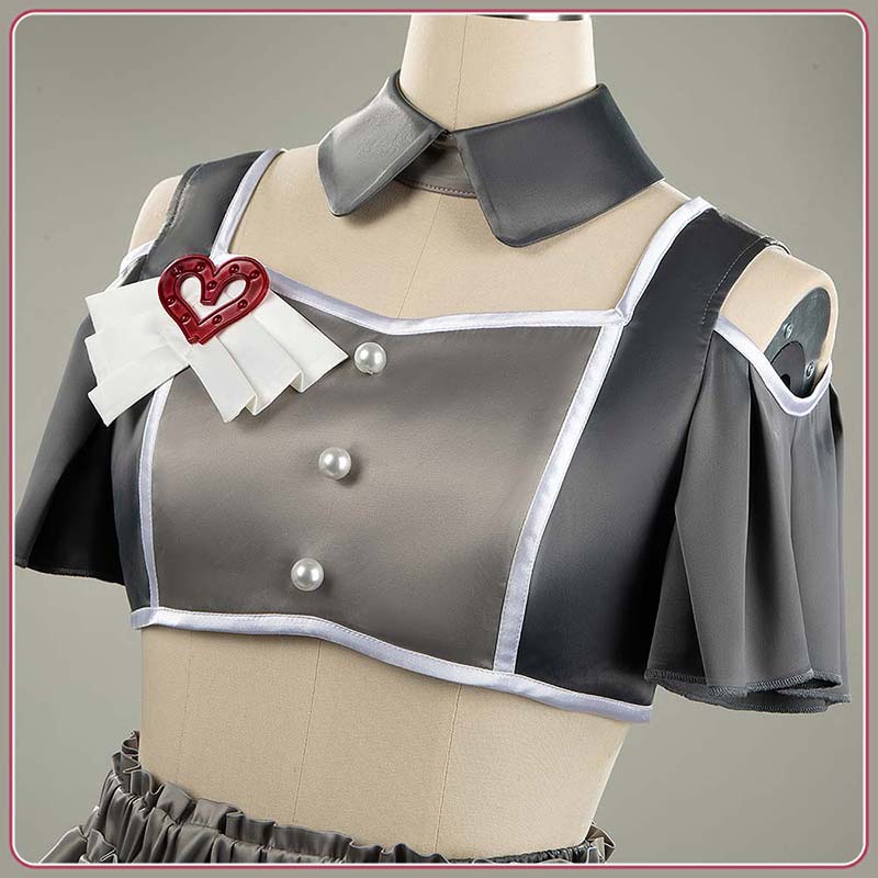 Umamusume Pretty Derby 4th Anniversary Live Cosplay Costume Meni Shuki Rush-sshu Outfit Grey Version Cosonsen Custom Made