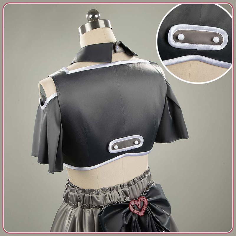 Umamusume Pretty Derby 4th Anniversary Live Cosplay Costume Meni Shuki Rush-sshu Outfit Grey Version Cosonsen Custom Made