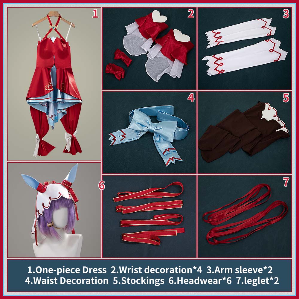 Umamusume Pretty Derby Daily Still in Love Cosplay Costume Horse Girl Outfit Cosonsen Custom Made