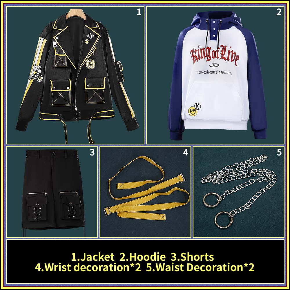 NIJISANJI Virtual YouTuber Kou Uzuki Cosplay Costume Cosonsen Custom Made