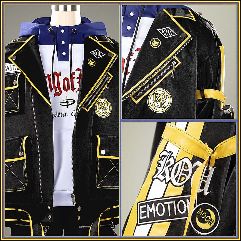 NIJISANJI Virtual YouTuber Kou Uzuki Cosplay Costume Cosonsen Custom Made