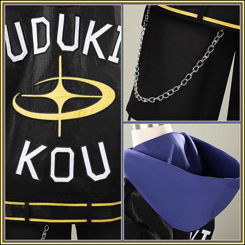 NIJISANJI Virtual YouTuber Kou Uzuki Cosplay Costume Cosonsen Custom Made