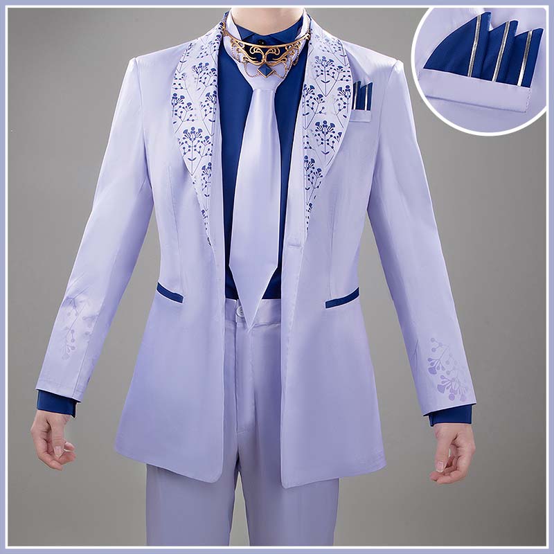 NIJISANJI Vtuber Prism Heart June Bride Koyanagi Rou Cosplay Costume Men Suits Outfit Cosonsen Custom Made