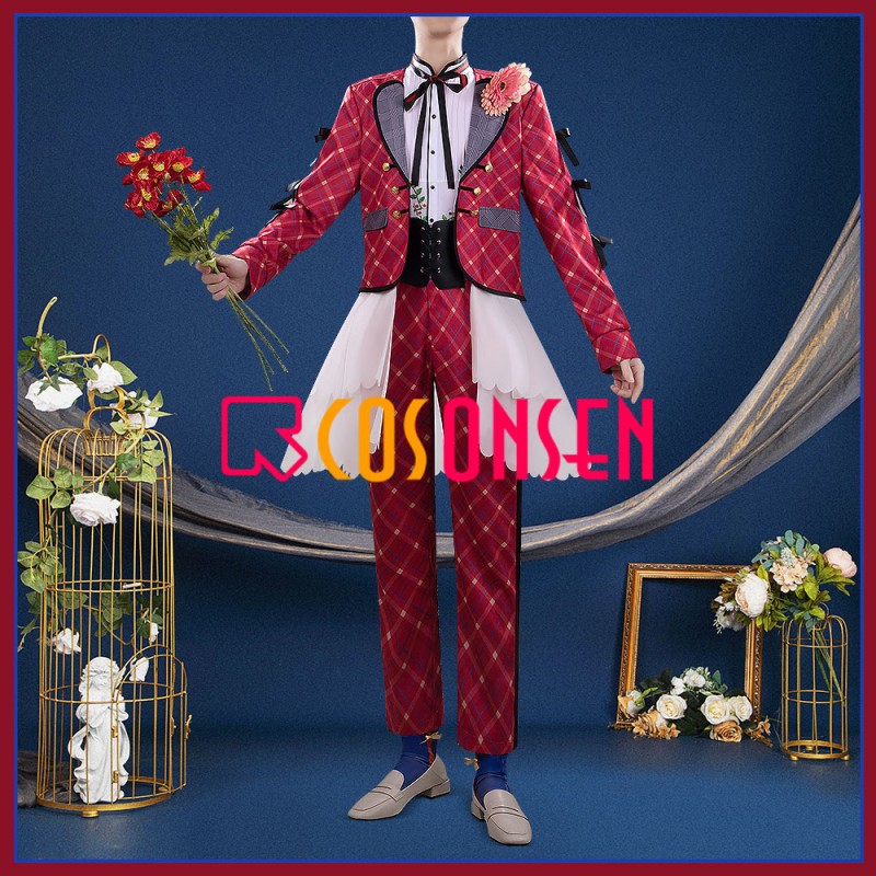 NIJISANJI Vtuber Prism Heart June Bride Saegusa Akina Cosplay Costume Custom Made Cosonsen