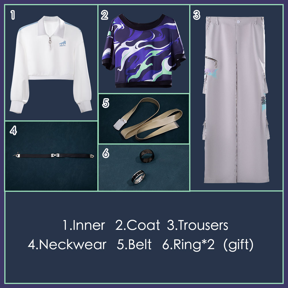 NIJISANJI Vtuber splare Hanakago Tsubasa Cosplay Costume New Outfit Cosonsen Custom Made