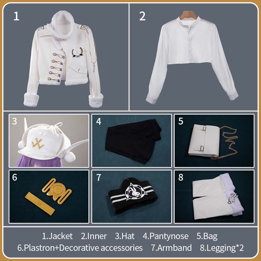 Goddess of Victory Nikke Blanc Cosplay Costume Fortune Express Bunny Outfit Cosonsen Custom Made