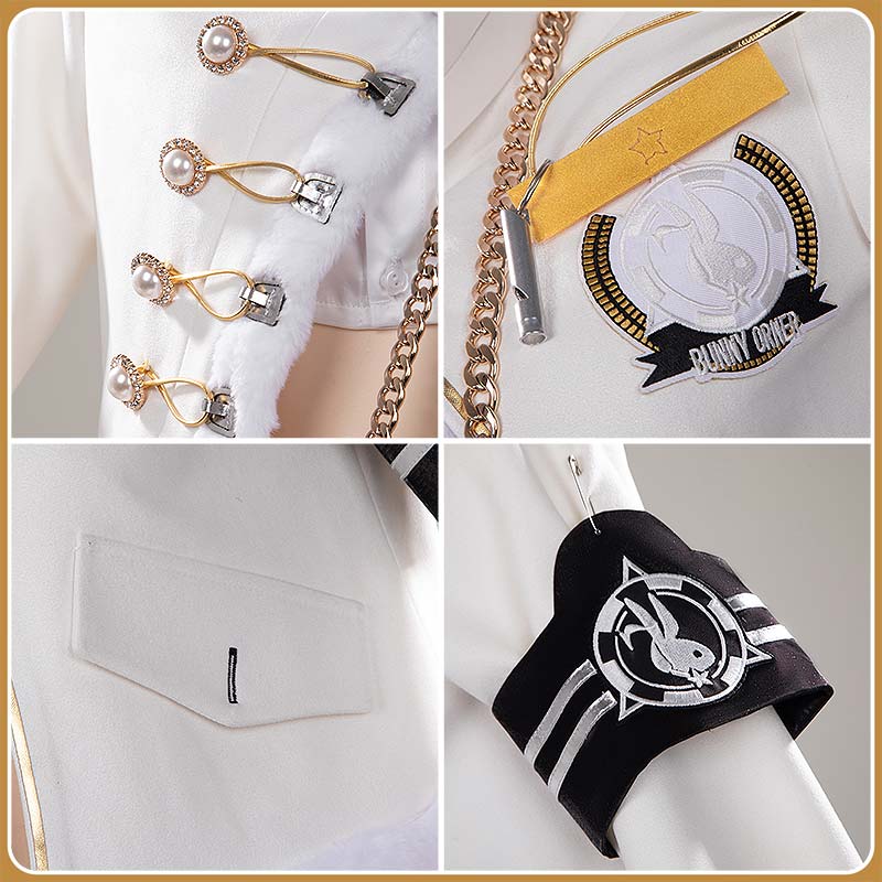 Goddess of Victory Nikke Blanc Cosplay Costume Fortune Express Bunny Outfit Cosonsen Custom Made