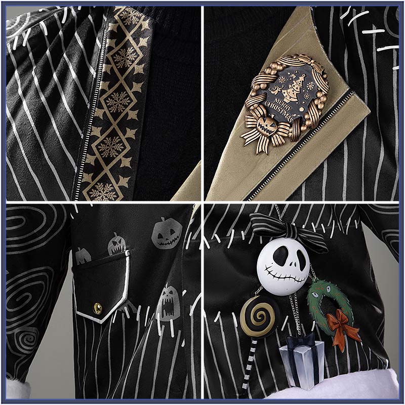 Twisted Wonderlan Ruggie Bucchi Cosplay Costume Lost in the Book with Tim Burton's The Nightmare Before Christmas Outfit Cosonsen Custom Made