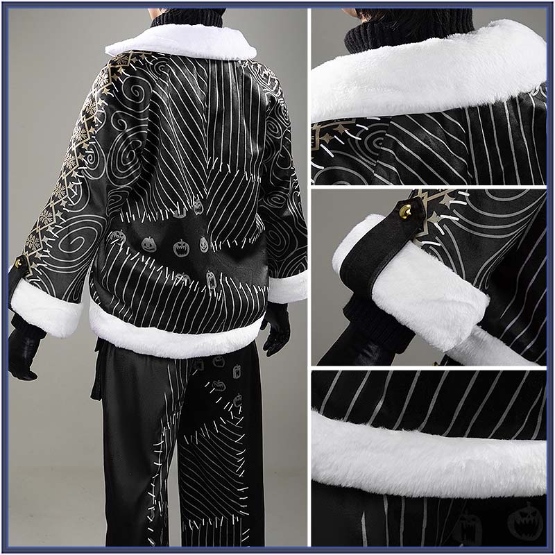 Twisted Wonderlan Ruggie Bucchi Cosplay Costume Lost in the Book with Tim Burton's The Nightmare Before Christmas Outfit Cosonsen Custom Made