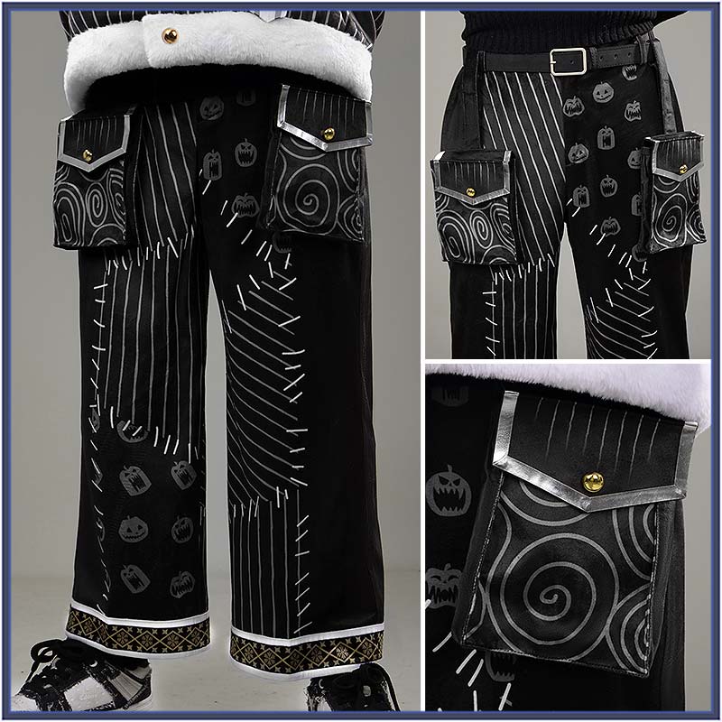 Twisted Wonderlan Ruggie Bucchi Cosplay Costume Lost in the Book with Tim Burton's The Nightmare Before Christmas Outfit Cosonsen Custom Made