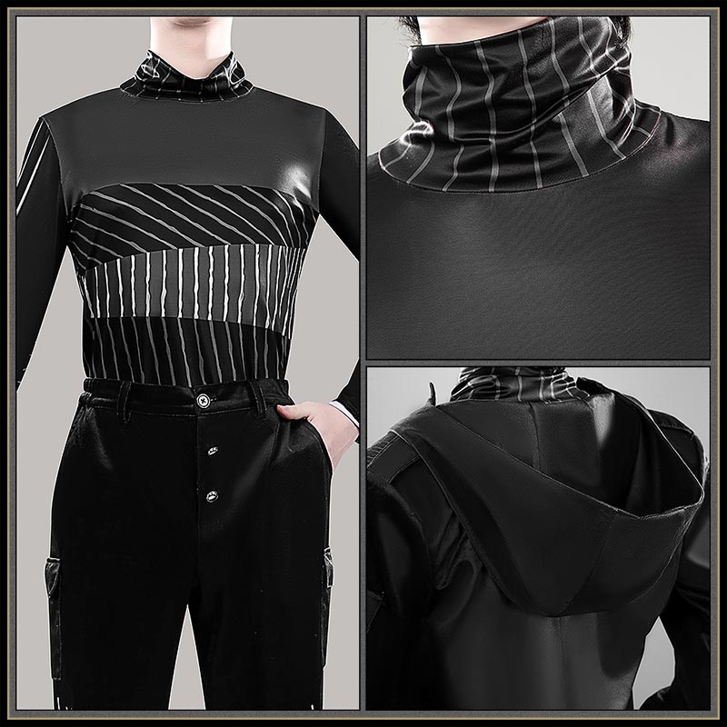 Twisted Wonderlan Heartslabyul Ace Trappola Cosplay Costume Lost in the Book with Tim Burton's The Nightmare Before Christmas The First Christmas Outfit Cosonsen Custom Made