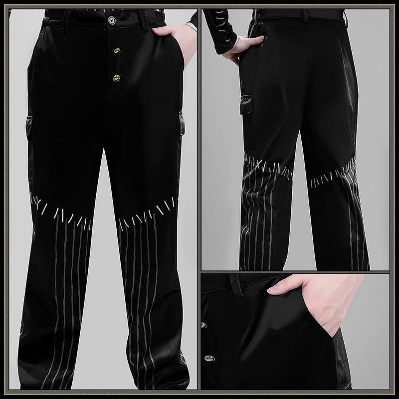 Twisted Wonderlan Heartslabyul Ace Trappola Cosplay Costume Lost in the Book with Tim Burton's The Nightmare Before Christmas The First Christmas Outfit Cosonsen Custom Made