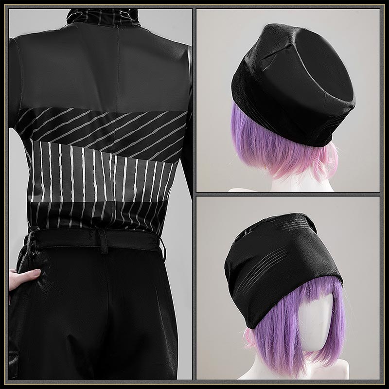 Twisted Wonderlan Heartslabyul Ace Trappola Cosplay Costume Lost in the Book with Tim Burton's The Nightmare Before Christmas The First Christmas Outfit Cosonsen Custom Made