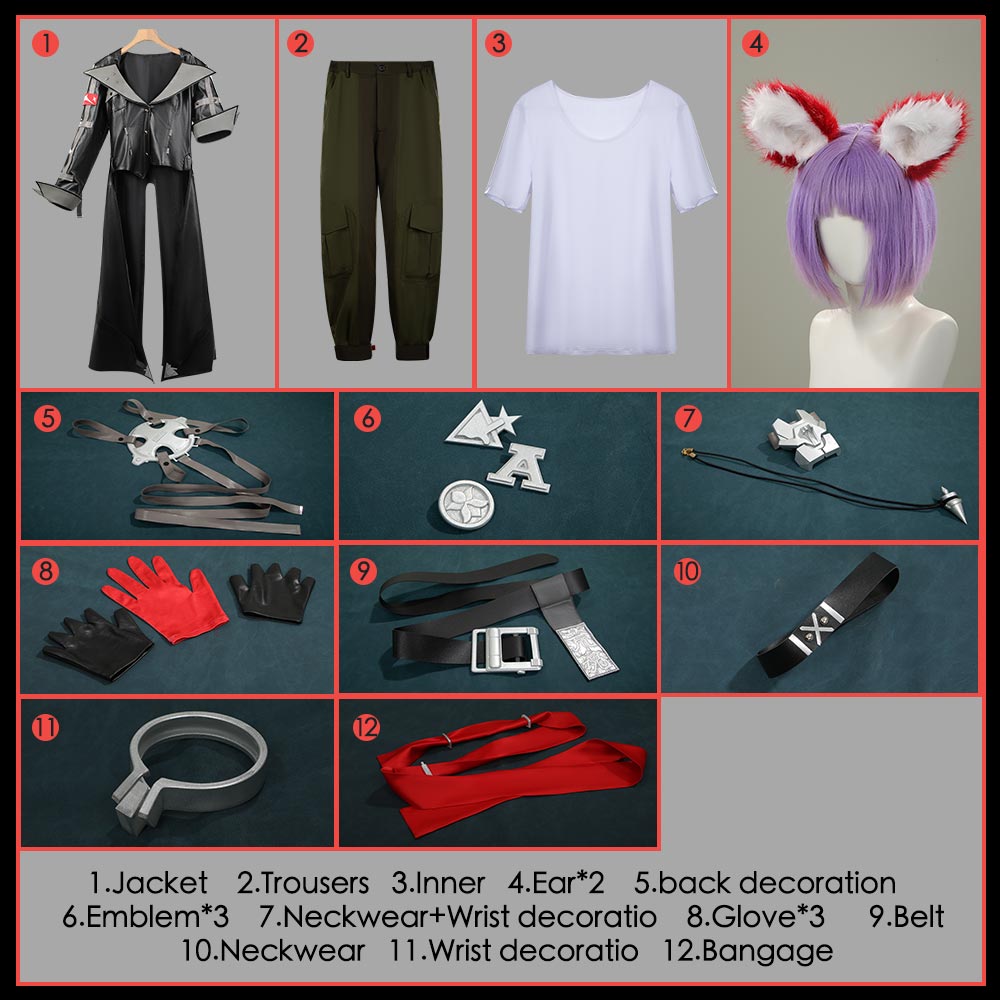 Game Zenless Zone Zero Komano Manato Cosplay Costume Men Outfit Cosonsen Custom Made