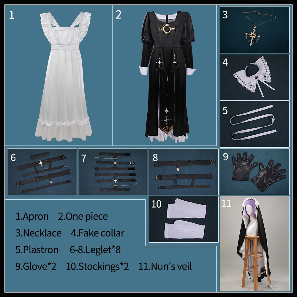 Vtuber Hyakuman Tenbara Salome Cosplay Costume Halloween Outfit Cosonsen Custom Made