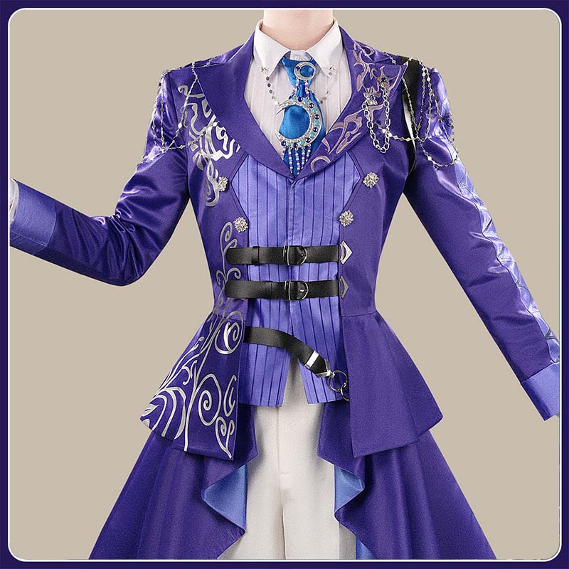 Nijisanji VOLTACTION 3SKM IMPACT Shikinagi Akira Cosplay Costume Vtuber Team Moon Outfit Cosonsen Custom Made