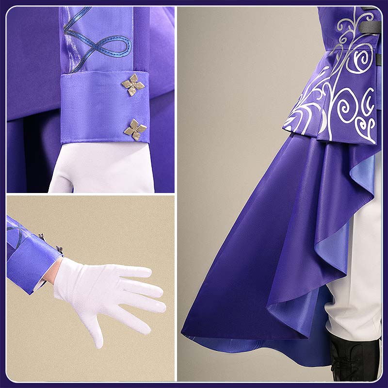 Nijisanji VOLTACTION 3SKM IMPACT Shikinagi Akira Cosplay Costume Vtuber Team Moon Outfit Cosonsen Custom Made