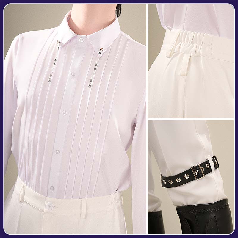 Nijisanji VOLTACTION 3SKM IMPACT Shikinagi Akira Cosplay Costume Vtuber Team Moon Outfit Cosonsen Custom Made