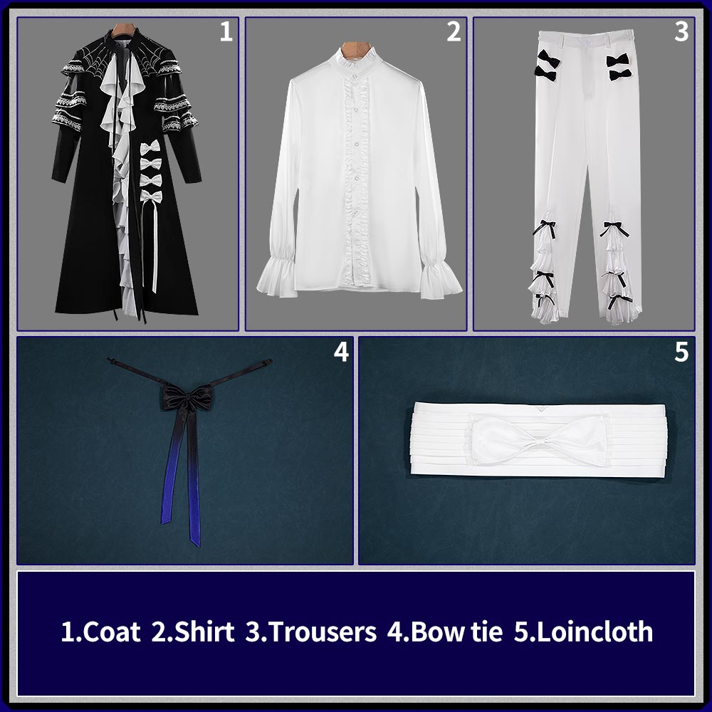 Nijisanji Vtuber Milan Kestrel Cosplay Costume Gothic Night Outfit Cosonsen Custom Made