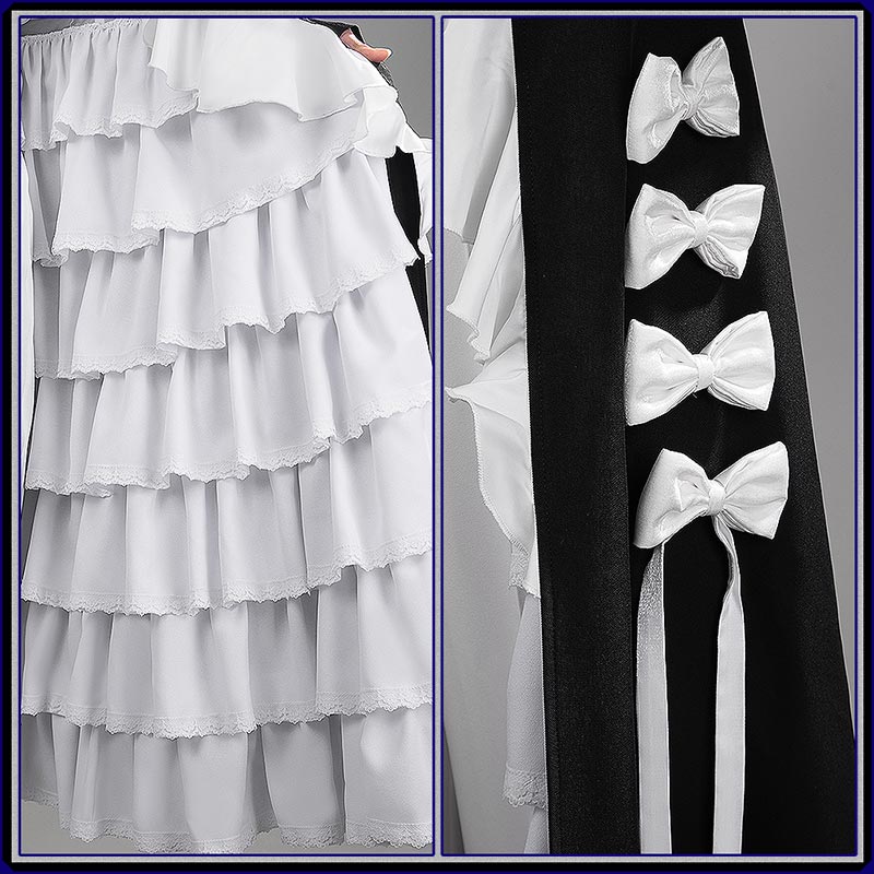 Nijisanji Vtuber Milan Kestrel Cosplay Costume Gothic Night Outfit Cosonsen Custom Made