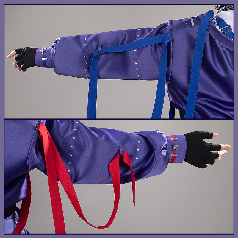 Nijisanji VOLTACTION 3SKM IMPACT Seraph Dazzlegarden Cosplay Costume Vtuber Team Moon Outfit Cosonsen Custom Made