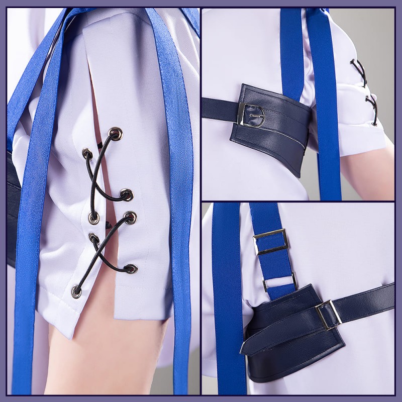 Nijisanji VOLTACTION 3SKM IMPACT Seraph Dazzlegarden Cosplay Costume Vtuber Team Moon Outfit Cosonsen Custom Made