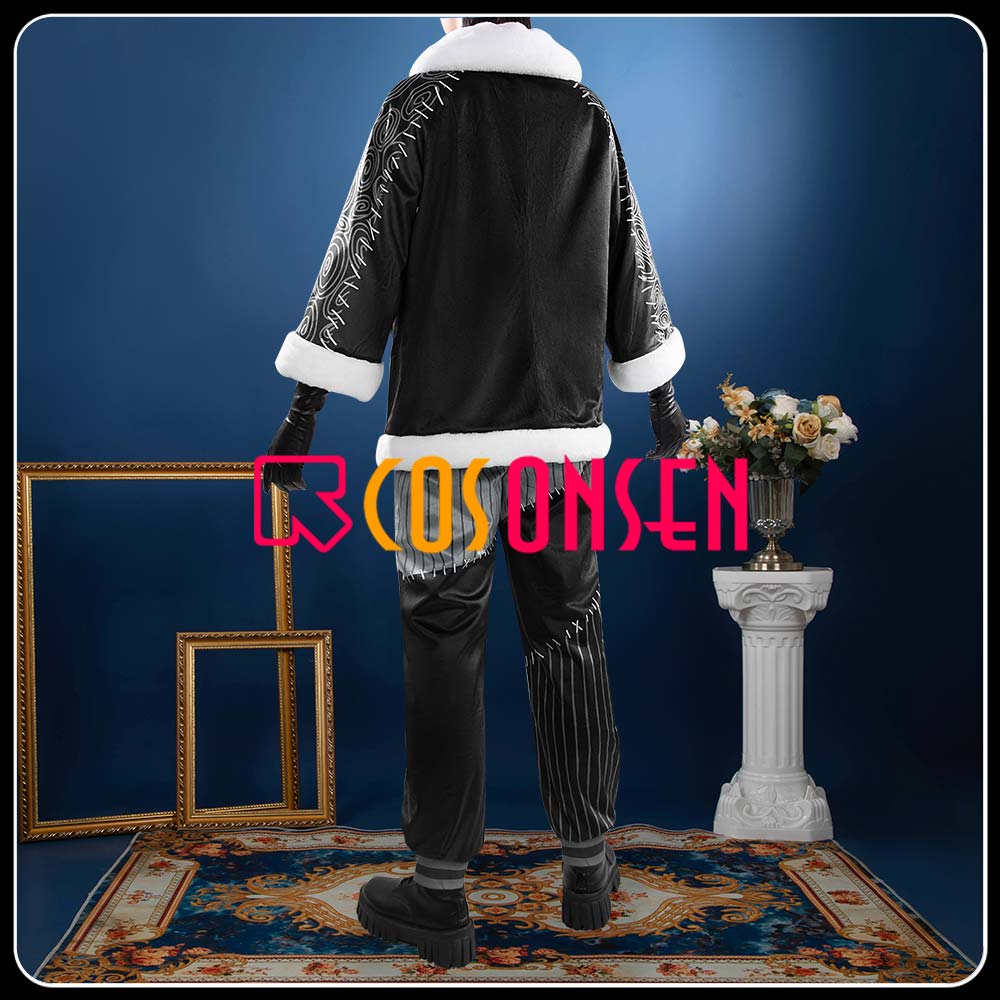 Twisted Wonderlan Cater Diamond Cosplay Costume Lost in the Book with Tim Burton's The Nightmare Before Christmas Outfit Cosonsen Custom Made