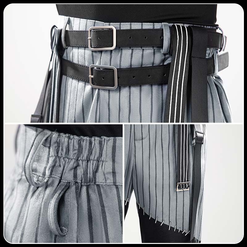 Twisted Wonderlan Cater Diamond Cosplay Costume Lost in the Book with Tim Burton's The Nightmare Before Christmas Outfit Cosonsen Custom Made