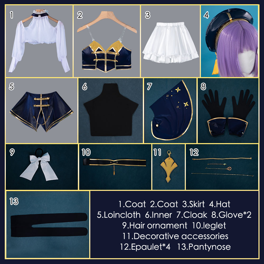 NIJISANJI Vtuber 5th Anniversary LIVE SYMPHONIA Petra Gurin Cosplay Costume Custom Made Cosonsen