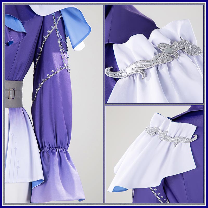 Nijisanji VOLTACTION 3SKM Sakaki Ness Cosplay Costume Vtuber Team Moon Outfit Cosonsen Custom Made