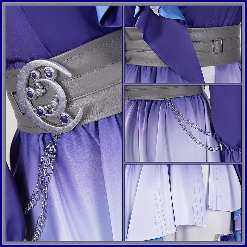 Nijisanji VOLTACTION 3SKM Sakaki Ness Cosplay Costume Vtuber Team Moon Outfit Cosonsen Custom Made