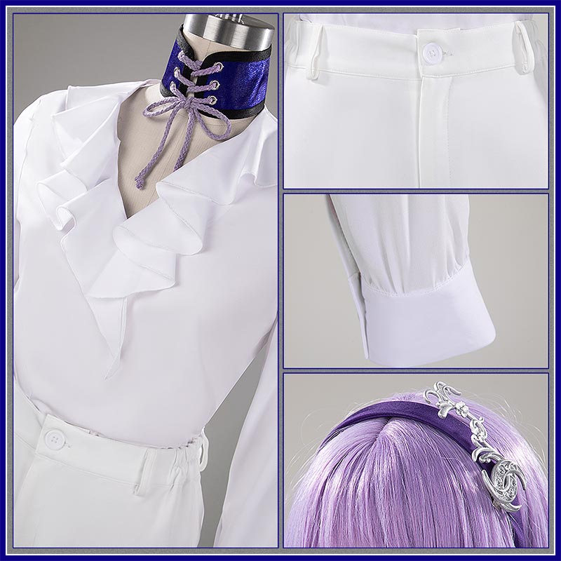 Nijisanji VOLTACTION 3SKM Sakaki Ness Cosplay Costume Vtuber Team Moon Outfit Cosonsen Custom Made