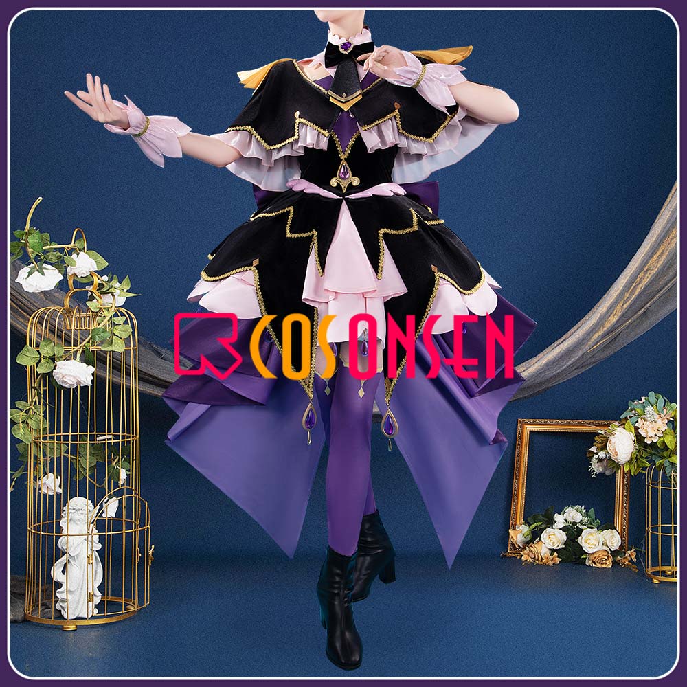Star Detective Precure Moria Ruruka Cure Arcana Shadow Cosplay Costume Cute Dress Outfit Cosonsen Custom Made