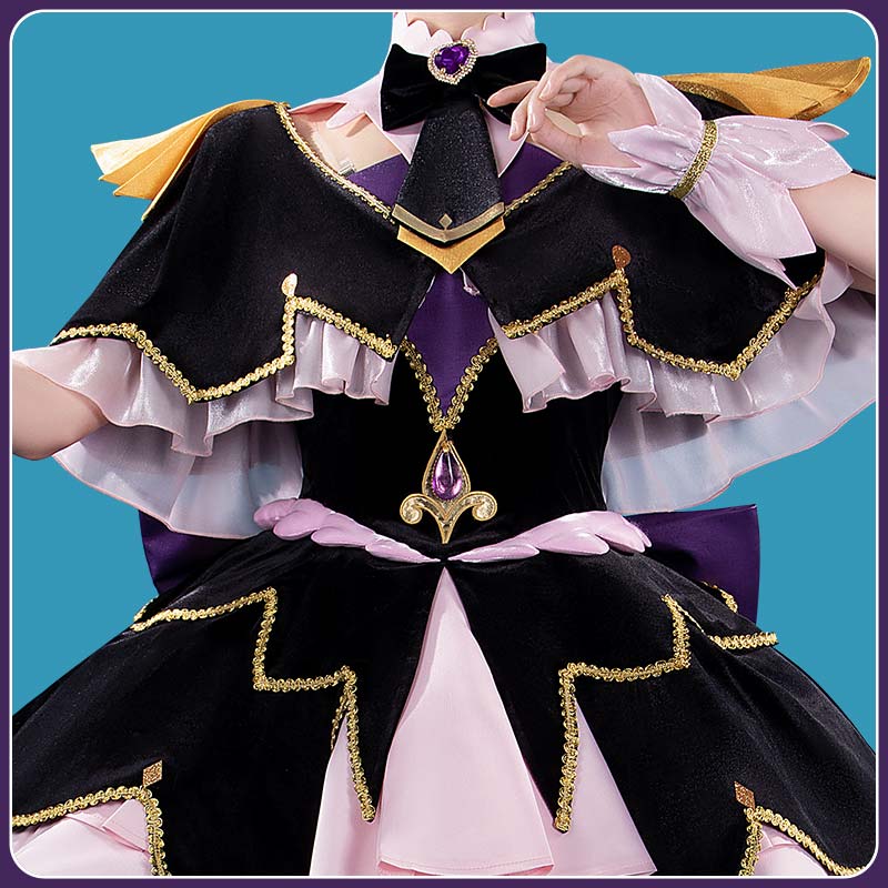 Star Detective Precure Moria Ruruka Cure Arcana Shadow Cosplay Costume Cute Dress Outfit Cosonsen Custom Made