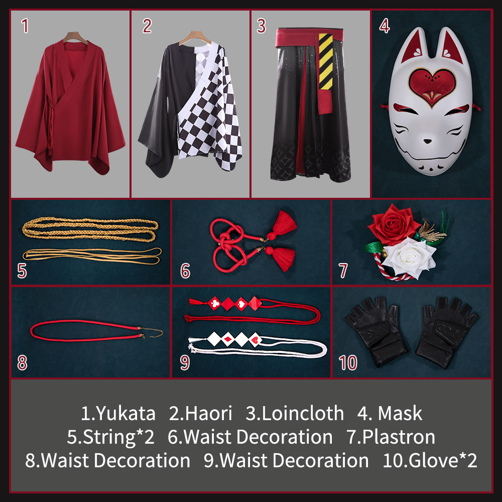 Twisted Wonderlan Heartslabyul Ace Trappola Cosplay Costume Sam's New Year Sale 2026 Outfit Cosonsen Custom Made