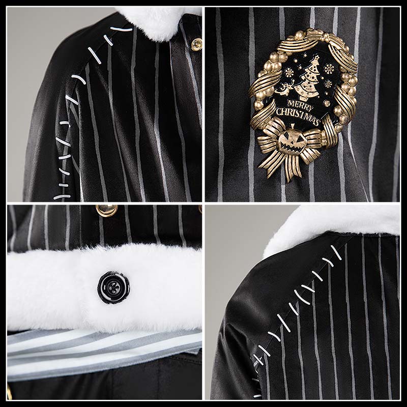 Twisted Wonderlan Diasomnia Silver Cosplay Costume Lost in the Book with Tim Burton's The Nightmare Before Christmas Outfit Cosonsen Custom Made