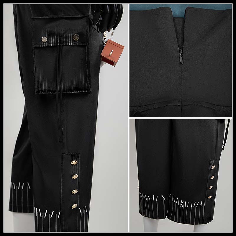 Twisted Wonderlan Diasomnia Silver Cosplay Costume Lost in the Book with Tim Burton's The Nightmare Before Christmas Outfit Cosonsen Custom Made