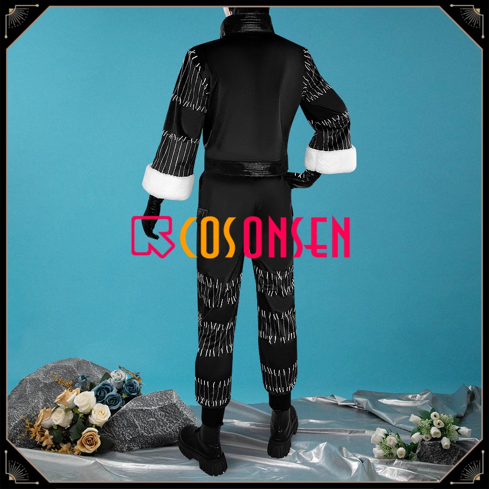 Twisted Wonderlan Rook Hunt Cosplay Costume Lost in the Book with Tim Burton's The Nightmare Before Christmas Outfit Cosonsen Custom Made