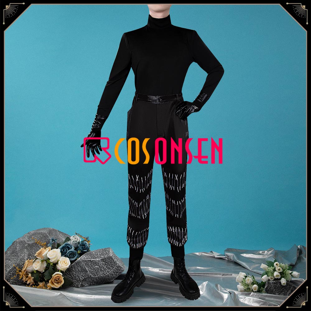 Twisted Wonderlan Rook Hunt Cosplay Costume Lost in the Book with Tim Burton's The Nightmare Before Christmas Outfit Cosonsen Custom Made