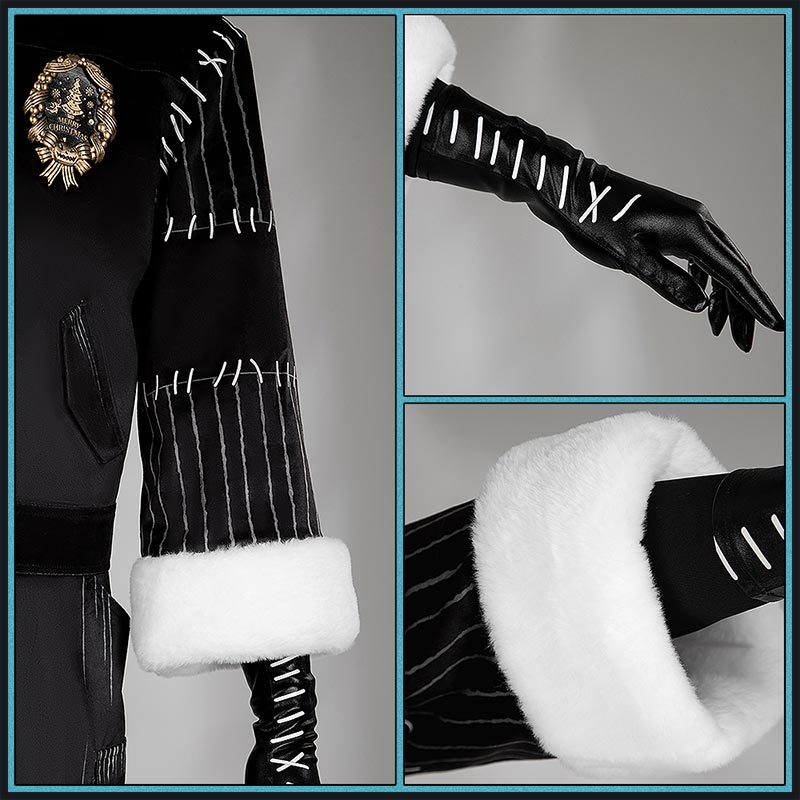 Twisted Wonderlan Rook Hunt Cosplay Costume Lost in the Book with Tim Burton's The Nightmare Before Christmas Outfit Cosonsen Custom Made