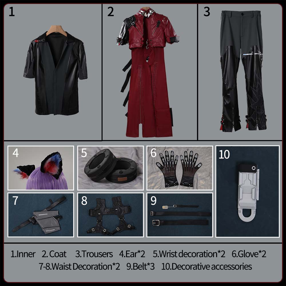 Arknights Endfield Wulfgard Cosplay Costume New Outfit Cosonsen Custom Made