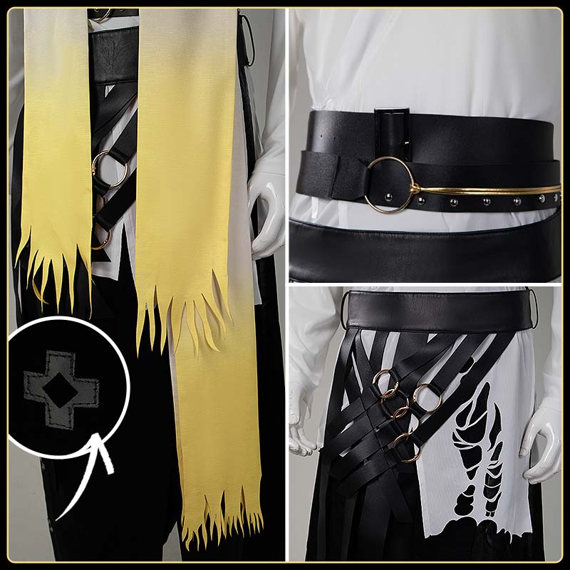 Arknights Wang Cosplay Costume New Outfit Cosonsen Custom Made