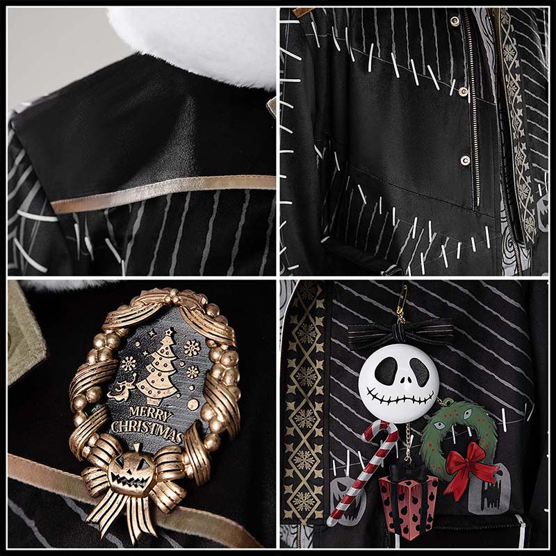 Twisted Wonderland Jack Howl Cosplay Costume Lost in the Book with Tim Burton's The Nightmare Before Christmas Outfit Cosonsen Custom Made
