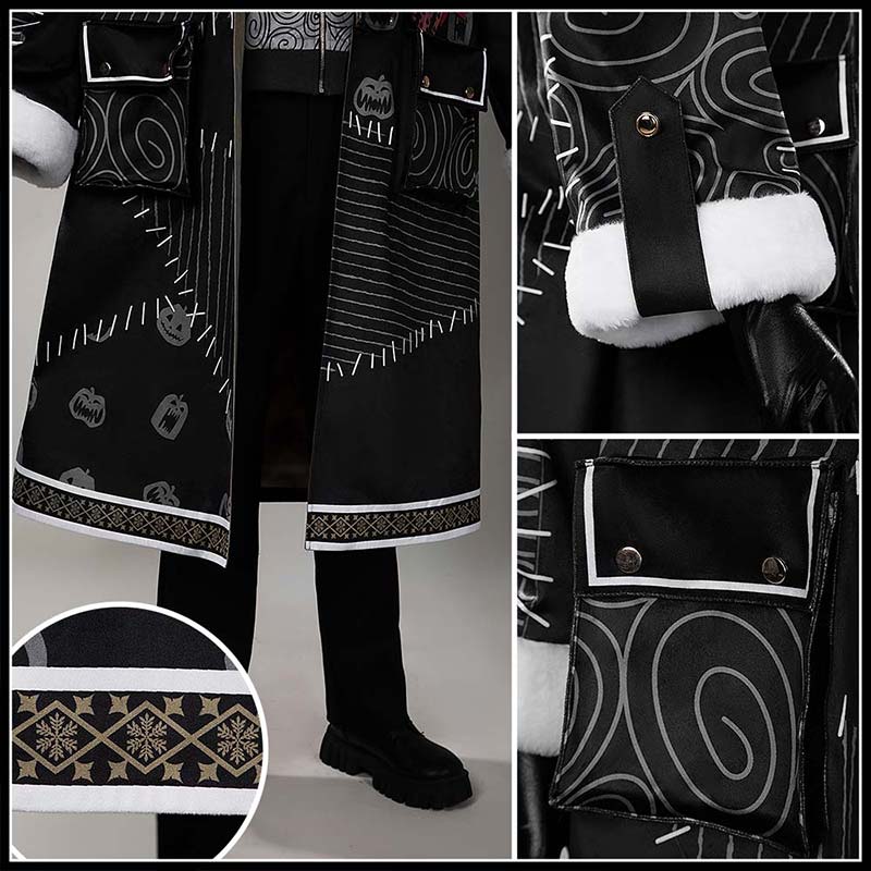 Twisted Wonderland Jack Howl Cosplay Costume Lost in the Book with Tim Burton's The Nightmare Before Christmas Outfit Cosonsen Custom Made