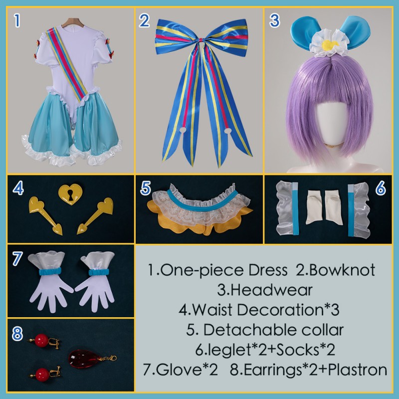 Princession Orchestra Sorano Minamo Princess Ripple Cosplay Costume Minamo Sorano Outfit Cosonsen Custom Made
