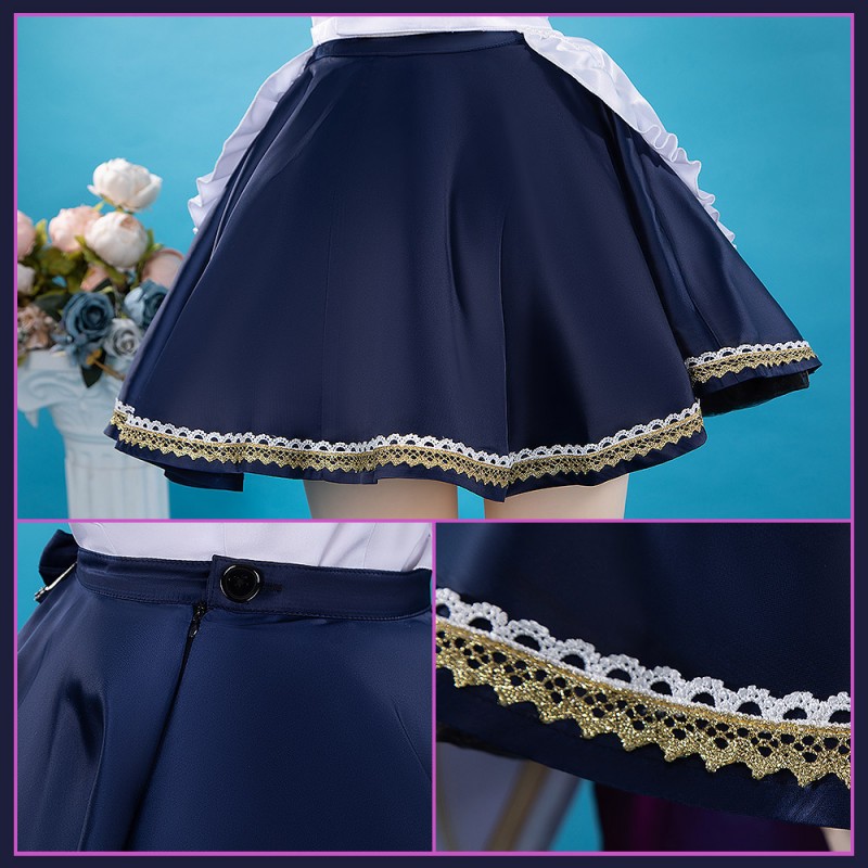 Azur Promilia Cathbelle Cosplay Costume Woman Dress Outfit Cosonsen Custom Made