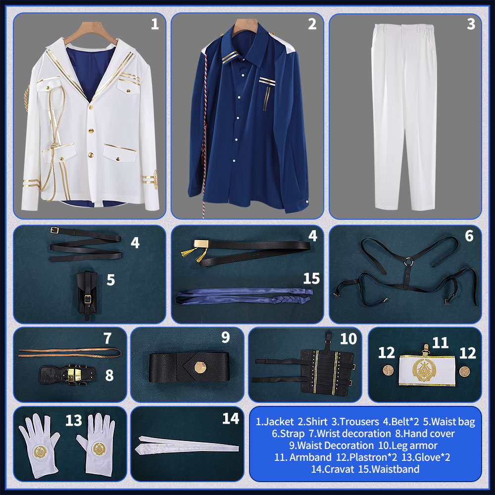 Touken Ranbu ONLINE Uchigatana Ookurikara Cosplay Costume Touken Ranbu Warriors Outfit Cosonsen Custom Made