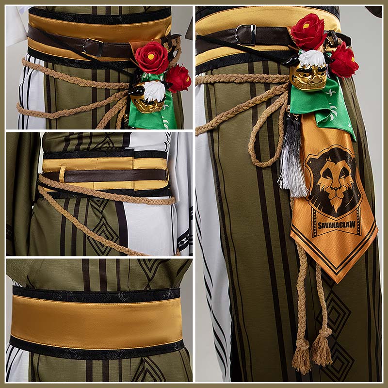 Twisted Wonderlan Savanaclaw Leona Kingscholar Cosplay Costume Sam's New Year Sale 2026 Outfit Cosonsen Custom Made